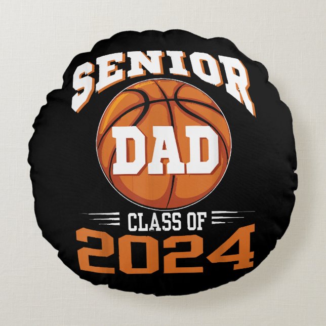Coussins Ronds Classe de papa senior 2024 (Devant)