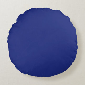 Coussins Ronds Classic Dark Blue Accent Throw Pillow