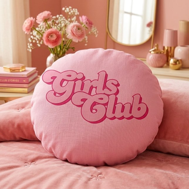 Coussins Ronds Club des Filles (Créateur téléchargé)