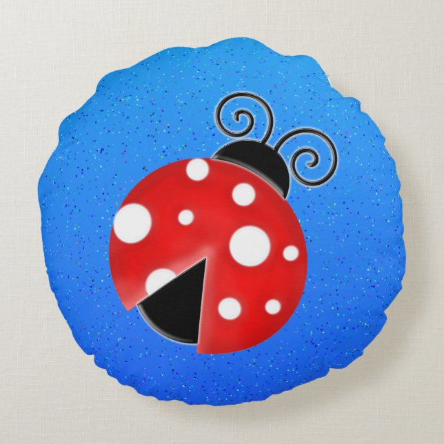 Coussins Ronds coccinelle (Dos)