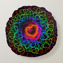 Coeur à l'arc-en-ciel super de coeurs