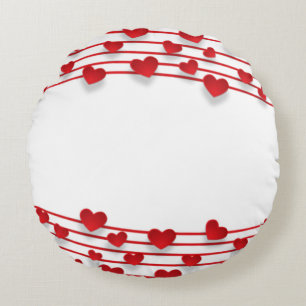 Coussins Ronds Coeur de cadre coeur arrière - plan coeur