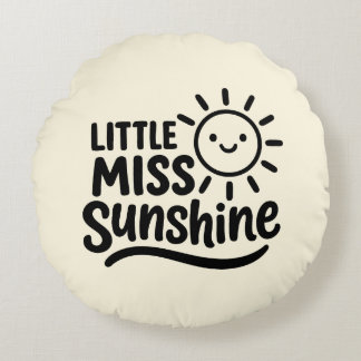 Coussins Ronds Cojín decorativo – Little Miss Sunshine