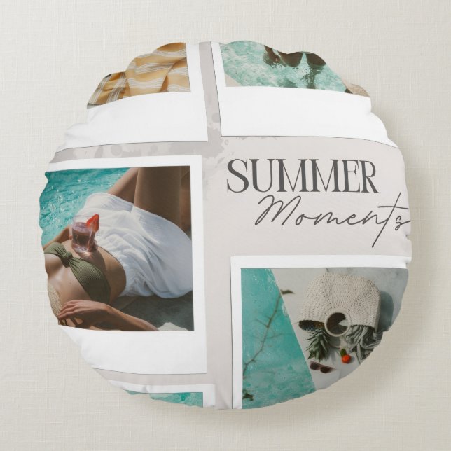 Coussins Ronds Cojín Redondo Decorativo Personalizado | Suave (Devant)