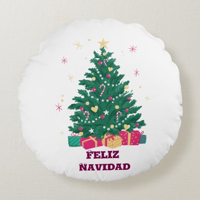 Coussins Ronds Cojines navideños (Devant)