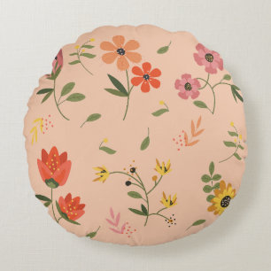 Coussins Ronds collection de fleurs