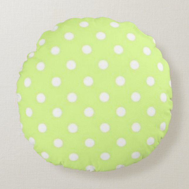 Coussins Ronds Collection Joli à pois (Devant)