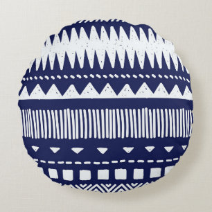 Coussins Ronds Coloré tribal ethnique sans couture motif