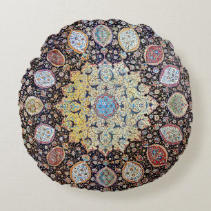 Coussins Ronds Coloré Vintage Floral Mandala Perse Rug