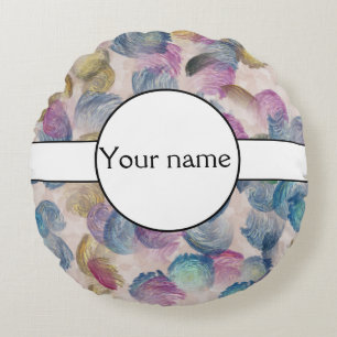 Coussins Ronds Conception d'abrégé sur courses de brosse