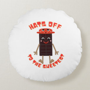 Coussins Ronds Conception de journée du chocolat