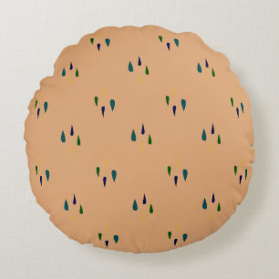 Coussins Ronds Conception de texture abstraite moderne