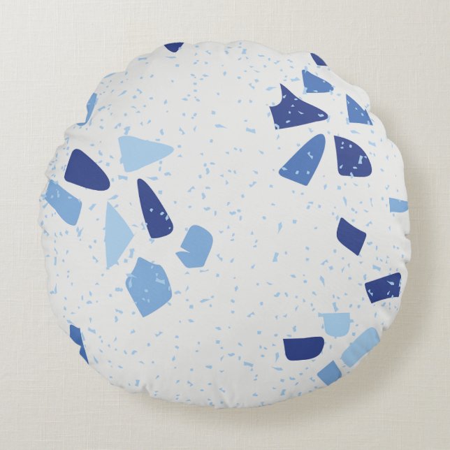 Coussins Ronds Conception de texture abstraite moderne (Devant)