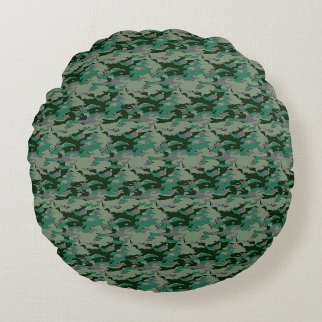 Coussins Ronds Conception de texture abstraite moderne (Devant)