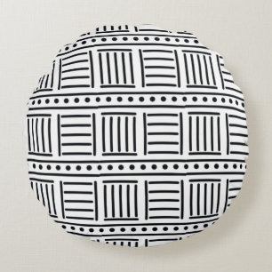 Coussins Ronds Conception de texture abstraite moderne