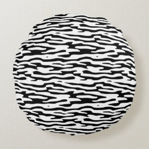 Coussins Ronds Conception de texture abstraite moderne