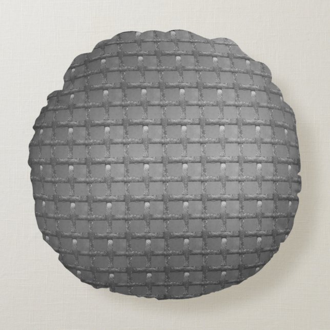 Coussins Ronds Conception de texture abstraite moderne (Devant)