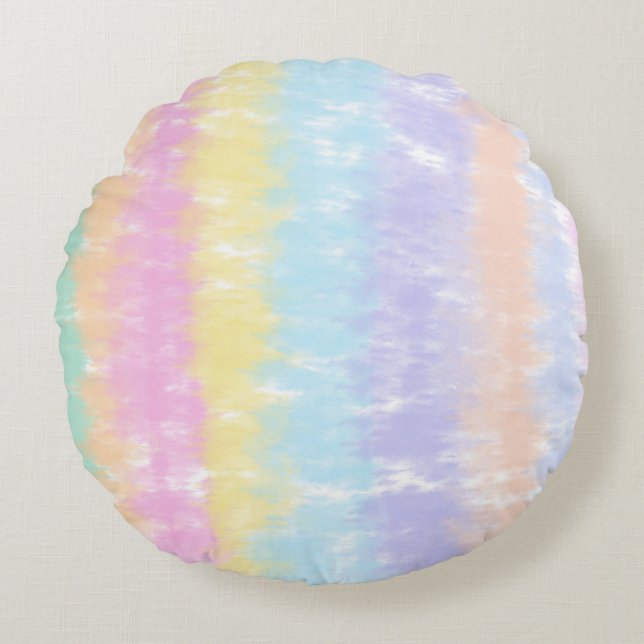 Coussins Ronds Conception de texture abstraite moderne (Devant)