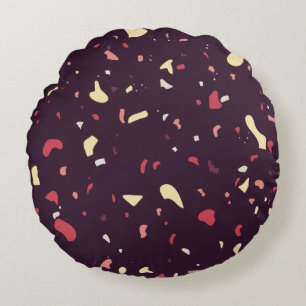 Coussins Ronds Conception de texture abstraite moderne