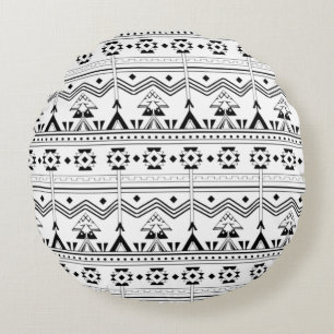 Coussins Ronds Conception de texture abstraite moderne