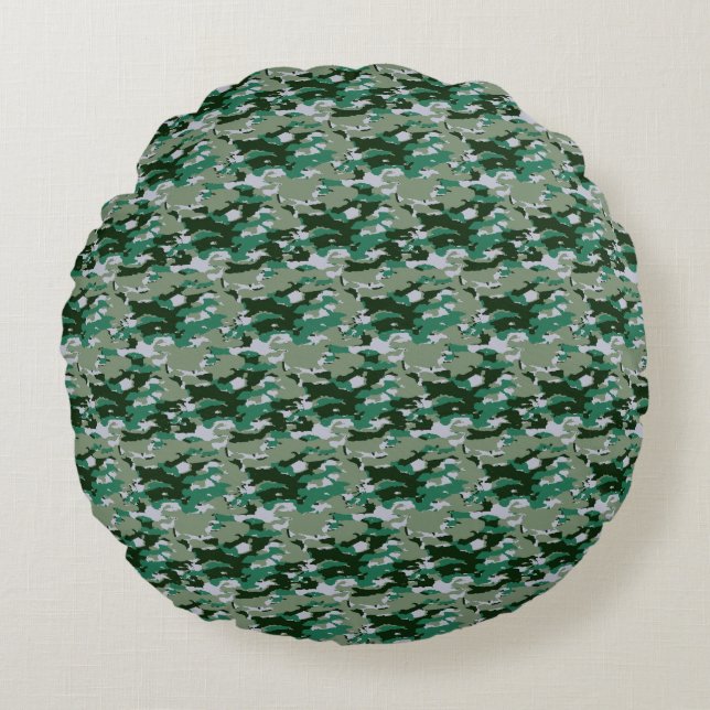 Coussins Ronds Conception de texture abstraite moderne (Devant)
