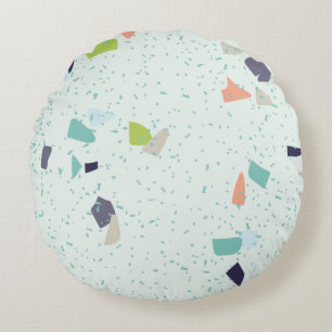 Coussins Ronds Conception de texture abstraite moderne