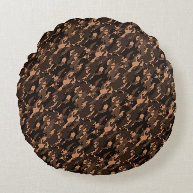 Coussins Ronds Conception de texture abstraite moderne (Devant)