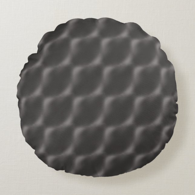 Coussins Ronds Conception de texture abstraite moderne (Devant)