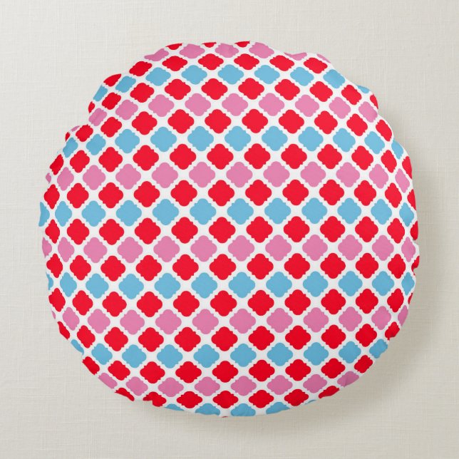 Coussins Ronds Conception de texture abstraite moderne  (Devant)