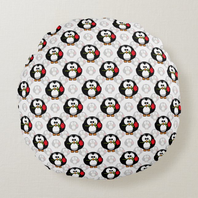 Coussins Ronds Conception d'impression de motif de surface de man (Devant)