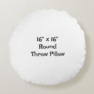Coussins Ronds Concevez Votre Propre Coton de 40 cm x 40 cm