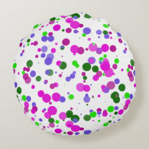 Confettis à pois roses