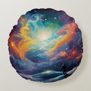 Coussins Ronds Constellation cosmique