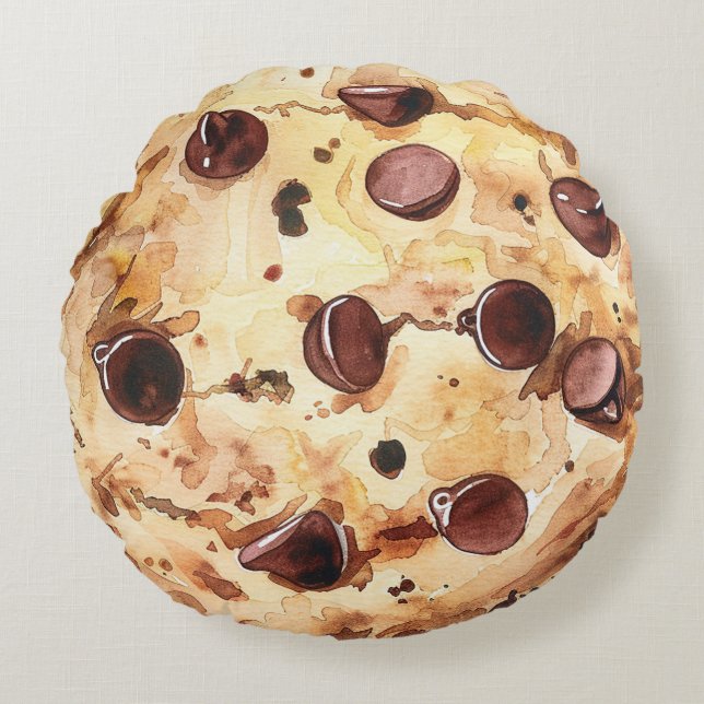 Coussins Ronds Cookie aux pépites de chocolat (Devant)