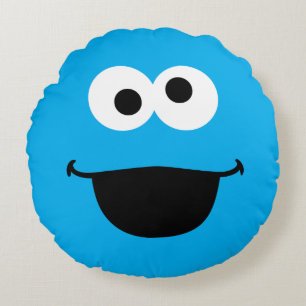 Coussins Ronds Cookie Face Art