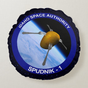 Coussins Ronds Correctif de la mission satellite Idaho Spudnik