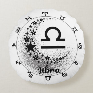 Coussins Ronds Cosmic Confort Cushion : Embrassez Votre Libra Int