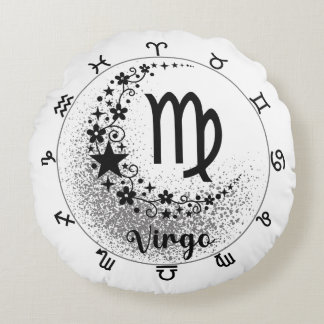 Coussins Ronds Cosmic Confort Cushion : Embrassez Votre Virgo Int