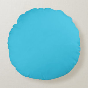 Coussins Ronds Couleur bleu turquoise