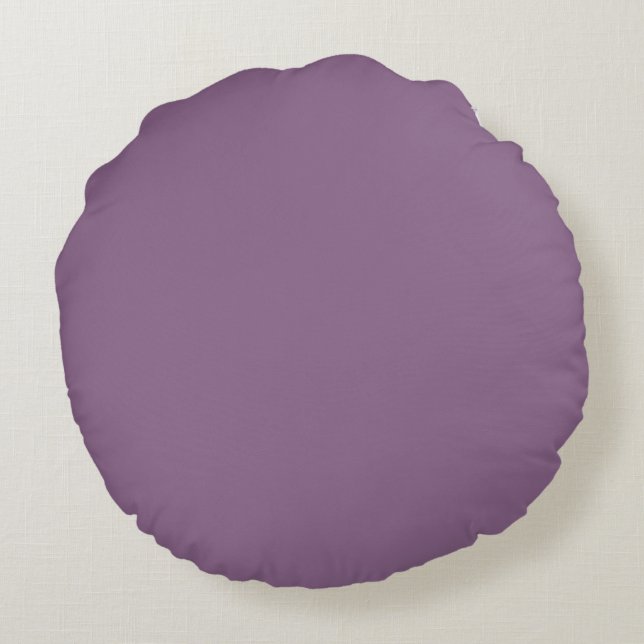 Coussins Ronds Couleur solide (Dos)