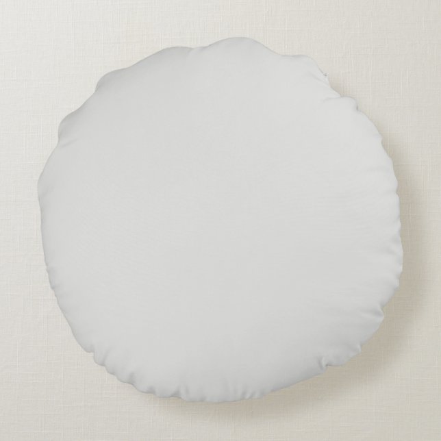 Coussins Ronds Couleur solide blanc coupé Paires Dulux 2022 Fleur (Dos)