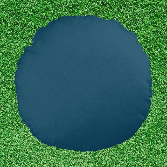 Coussins Ronds Couleur solide Peacock victorien (Créateur téléchargé)