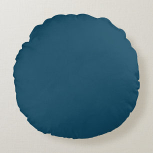 Coussins Ronds Couleur solide Peacock victorien