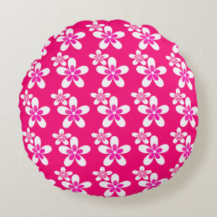 Coussins Ronds Couleur trent rose, rose,