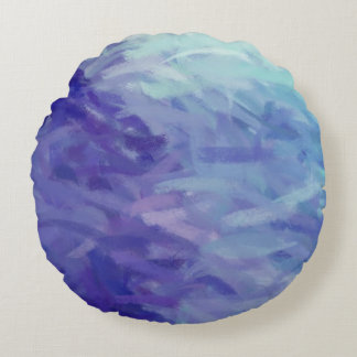 Coussins Ronds Couleurs Abstraites de peinture #92