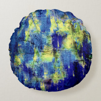 Coussins Ronds Couleurs Abstraites Peinture #129