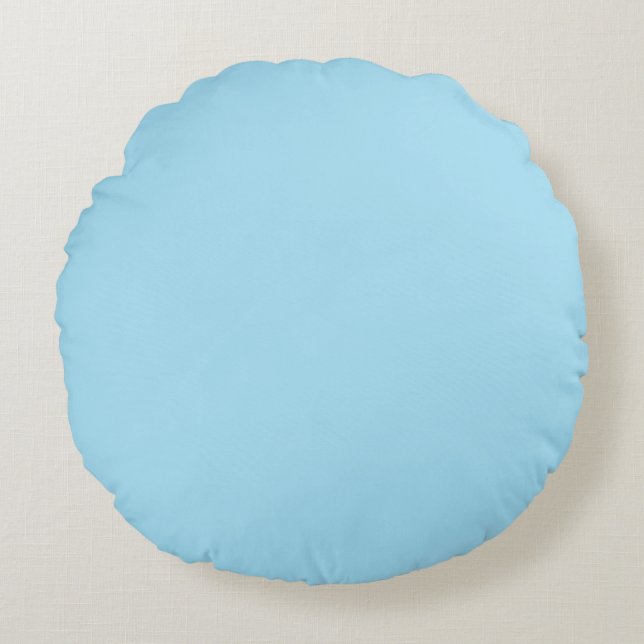 Coussins Ronds Couleurs bleu clair et rose (Devant)