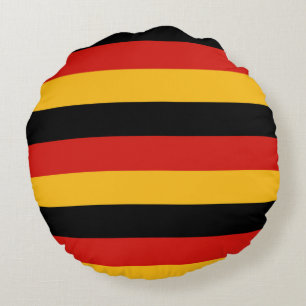 Coussins Ronds COULEURS DE DRAPEAU ALLEMANDE + vos idées