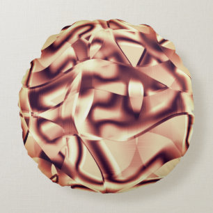 Coussins Ronds Couleurs rouges ou bordeaux, beige