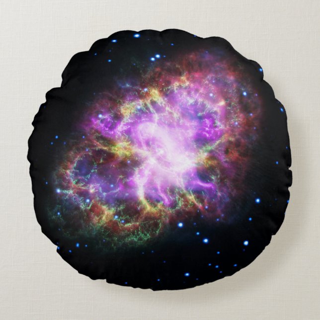 Coussins Ronds Crabe Nebula Supernova Remnant Hubble Composite (Devant)